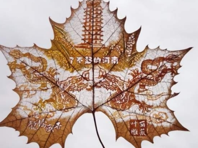 河南：一叶雕尽天下秋！