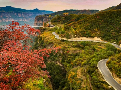 林州太行大峡谷开启“红叶狂欢季” 奏响秋日浪漫序曲